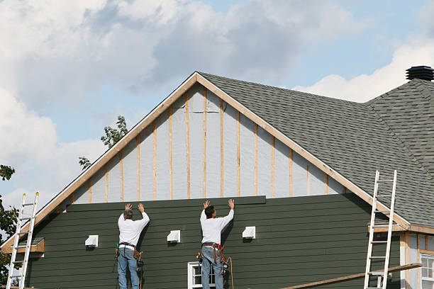 Professional Emergency Siding Repair technician working in Chalfont, PA